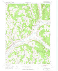 Truxton New York Historical topographic map, 1:24000 scale, 7.5 X 7.5 Minute, Year 1955