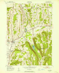Tully New York Historical topographic map, 1:24000 scale, 7.5 X 7.5 Minute, Year 1943