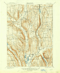 Tully New York Historical topographic map, 1:62500 scale, 15 X 15 Minute, Year 1900