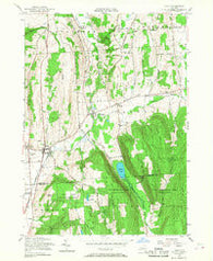 Tully New York Historical topographic map, 1:24000 scale, 7.5 X 7.5 Minute, Year 1955