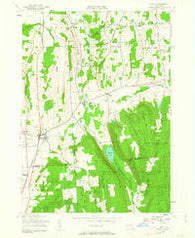 Tully New York Historical topographic map, 1:24000 scale, 7.5 X 7.5 Minute, Year 1955