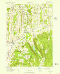 Tully New York Historical topographic map, 1:24000 scale, 7.5 X 7.5 Minute, Year 1955