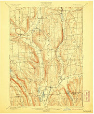 Tully New York Historical topographic map, 1:62500 scale, 15 X 15 Minute, Year 1900