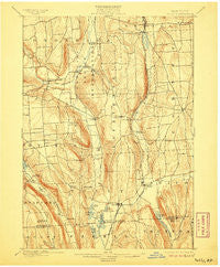 Tully New York Historical topographic map, 1:62500 scale, 15 X 15 Minute, Year 1900