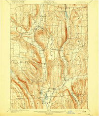 Tully New York Historical topographic map, 1:62500 scale, 15 X 15 Minute, Year 1900