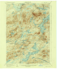 Tupper Lake New York Historical topographic map, 1:62500 scale, 15 X 15 Minute, Year 1907