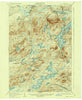 Tupper Lake New York Historical topographic map, 1:62500 scale, 15 X 15 Minute, Year 1907