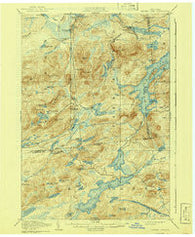 Tupper Lake New York Historical topographic map, 1:62500 scale, 15 X 15 Minute, Year 1907