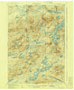 Tupper Lake New York Historical topographic map, 1:62500 scale, 15 X 15 Minute, Year 1907