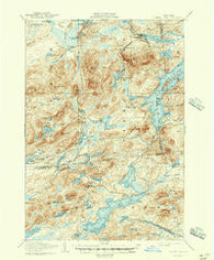 Tupper Lake New York Historical topographic map, 1:62500 scale, 15 X 15 Minute, Year 1907