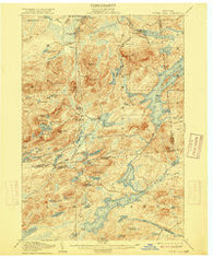 Tupper Lake New York Historical topographic map, 1:62500 scale, 15 X 15 Minute, Year 1907