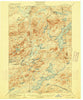 Tupper Lake New York Historical topographic map, 1:62500 scale, 15 X 15 Minute, Year 1907