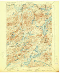 Tupper Lake New York Historical topographic map, 1:62500 scale, 15 X 15 Minute, Year 1907