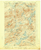 Tupper Lake New York Historical topographic map, 1:62500 scale, 15 X 15 Minute, Year 1907