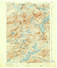 Tupper Lake New York Historical topographic map, 1:62500 scale, 15 X 15 Minute, Year 1907