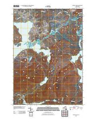 Tupper Lake New York Historical topographic map, 1:24000 scale, 7.5 X 7.5 Minute, Year 2010
