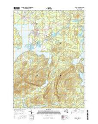 Tupper Lake New York Current topographic map, 1:24000 scale, 7.5 X 7.5 Minute, Year 2016
