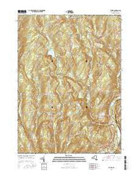 Tyner New York Current topographic map, 1:24000 scale, 7.5 X 7.5 Minute, Year 2016