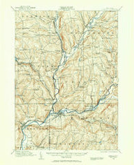 Unadilla New York Historical topographic map, 1:62500 scale, 15 X 15 Minute, Year 1915