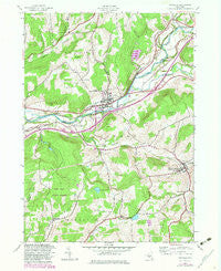 Unadilla New York Historical topographic map, 1:24000 scale, 7.5 X 7.5 Minute, Year 1943