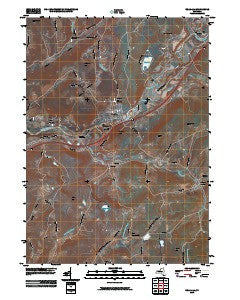 Unadilla New York Historical topographic map, 1:24000 scale, 7.5 X 7.5 Minute, Year 2010