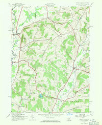 Unadilla Forks New York Historical topographic map, 1:24000 scale, 7.5 X 7.5 Minute, Year 1943