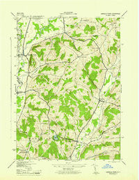 Unadilla Forks New York Historical topographic map, 1:31680 scale, 7.5 X 7.5 Minute, Year 1945