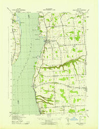 Union Springs New York Historical topographic map, 1:31680 scale, 7.5 X 7.5 Minute, Year 1943