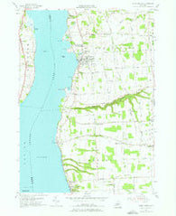 Union Springs New York Historical topographic map, 1:24000 scale, 7.5 X 7.5 Minute, Year 1955
