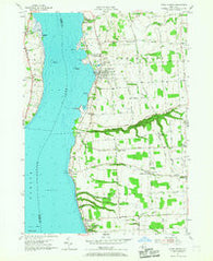 Union Springs New York Historical topographic map, 1:24000 scale, 7.5 X 7.5 Minute, Year 1955