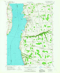 Union Springs New York Historical topographic map, 1:24000 scale, 7.5 X 7.5 Minute, Year 1955