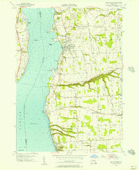 Union Springs New York Historical topographic map, 1:24000 scale, 7.5 X 7.5 Minute, Year 1955