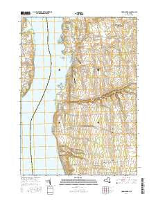 Union Springs New York Current topographic map, 1:24000 scale, 7.5 X 7.5 Minute, Year 2016