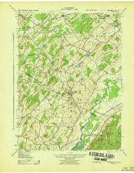 Unionville New York Historical topographic map, 1:31680 scale, 7.5 X 7.5 Minute, Year 1943