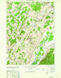 Unionville New York Historical topographic map, 1:24000 scale, 7.5 X 7.5 Minute, Year 1963