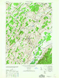 Unionville New York Historical topographic map, 1:24000 scale, 7.5 X 7.5 Minute, Year 1967