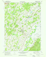 Unionville New York Historical topographic map, 1:24000 scale, 7.5 X 7.5 Minute, Year 1969