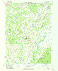Unionville New York Historical topographic map, 1:24000 scale, 7.5 X 7.5 Minute, Year 1969