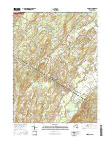 Unionville New York Current topographic map, 1:24000 scale, 7.5 X 7.5 Minute, Year 2016