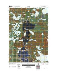 Upper Saranac Lake New York Historical topographic map, 1:24000 scale, 7.5 X 7.5 Minute, Year 2013