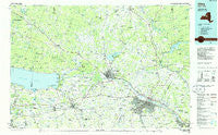 Utica New York Historical topographic map, 1:100000 scale, 30 X 60 Minute, Year 1985