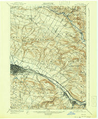 Utica New York Historical topographic map, 1:62500 scale, 15 X 15 Minute, Year 1900