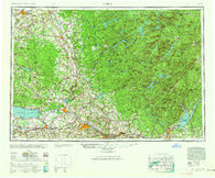 Utica New York Historical topographic map, 1:250000 scale, 1 X 2 Degree, Year 1964
