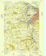 Utica West New York Historical topographic map, 1:24000 scale, 7.5 X 7.5 Minute, Year 1949