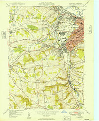 Utica West New York Historical topographic map, 1:24000 scale, 7.5 X 7.5 Minute, Year 1949