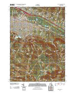 Utica East New York Historical topographic map, 1:24000 scale, 7.5 X 7.5 Minute, Year 2011