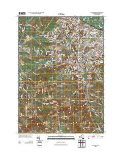 Utica West New York Historical topographic map, 1:24000 scale, 7.5 X 7.5 Minute, Year 2013