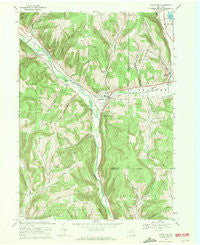 Van Etten New York Historical topographic map, 1:24000 scale, 7.5 X 7.5 Minute, Year 1969
