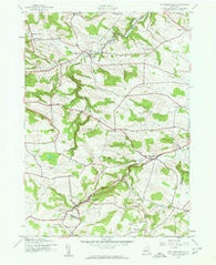 Van Hornesville New York Historical topographic map, 1:24000 scale, 7.5 X 7.5 Minute, Year 1943