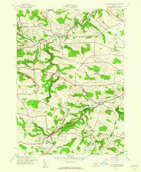 Van Hornesville New York Historical topographic map, 1:24000 scale, 7.5 X 7.5 Minute, Year 1943